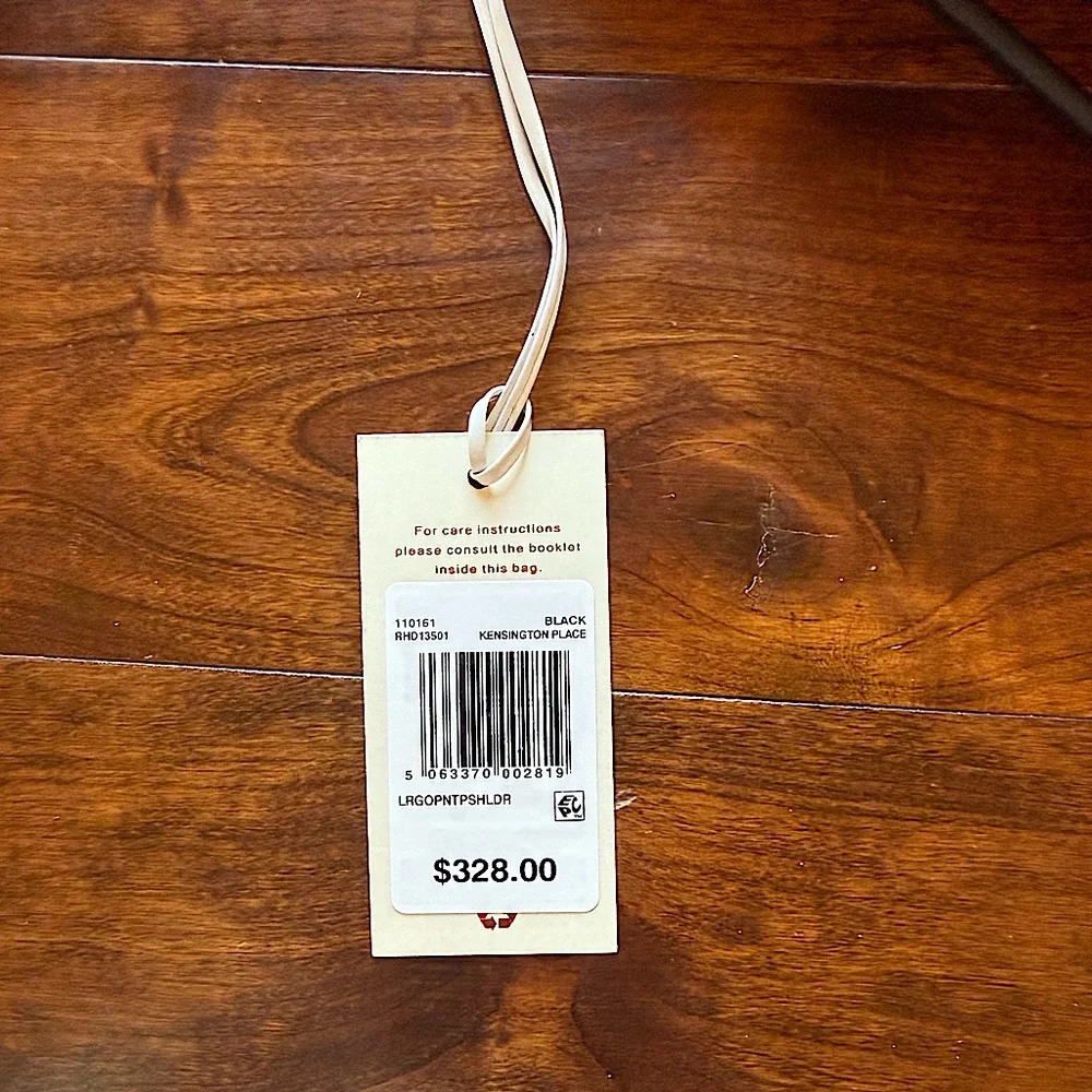 🔥NWT🔥 FANTASTIC‼️ Radley London Kensington Place Twin Gusset Leather Bag🖤BLACK🖤 - Picture 8 of 11
